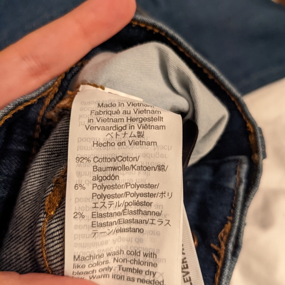 Madewell 9" High-Rise Skinny Crop Jeans in Delmar Wash 27 - Picture 6 of 8